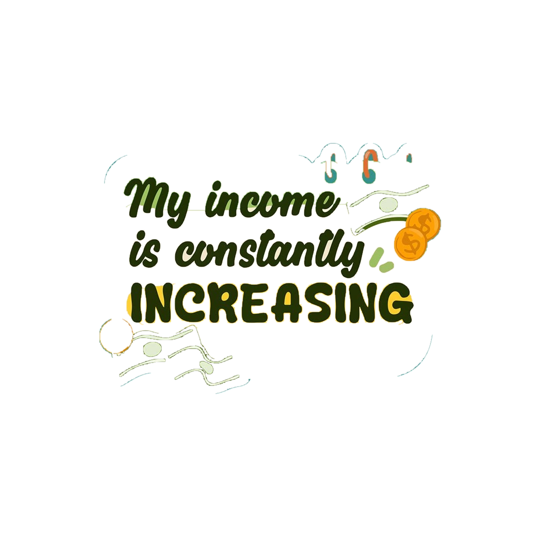 My Income Is Constantly Sticker